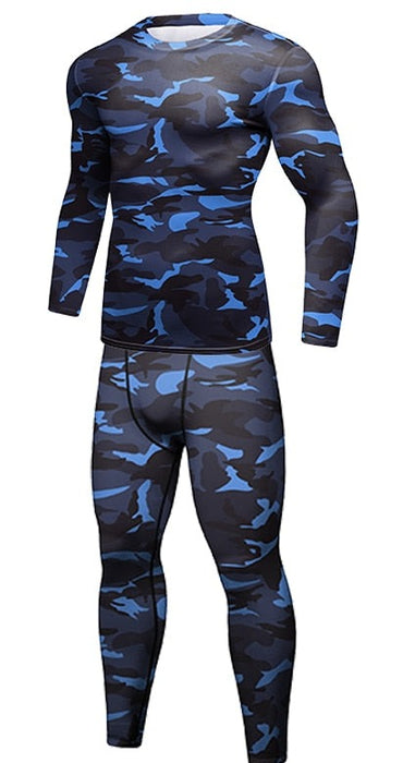 Men's Winter Camouflage Elite Long Sleeve Compression Set