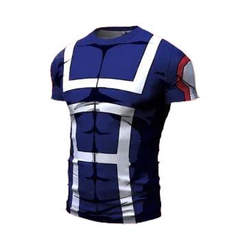 My Hero Academia 'UA Uniform' Short Sleeve Compression RashGuard-RashGuardStore