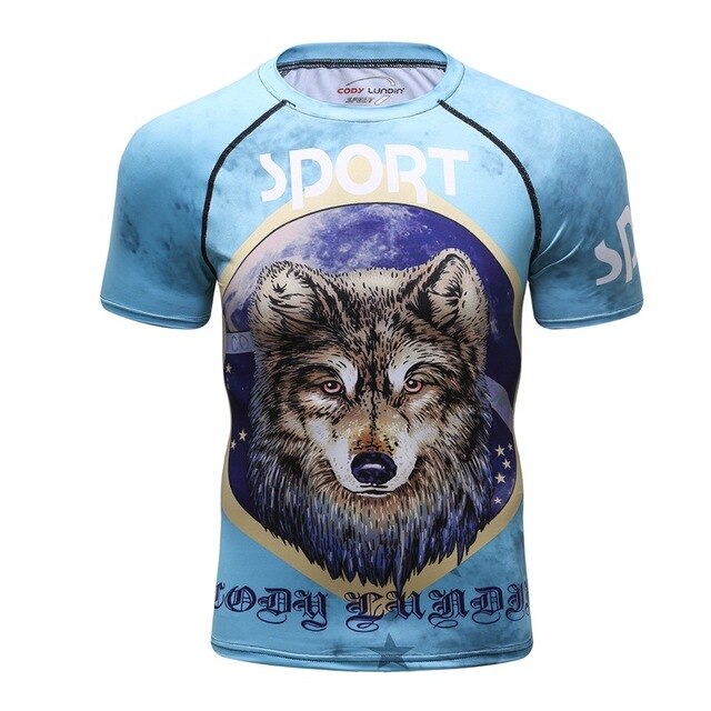 Wolf Compression 'My Sport' Elite Short Sleeve Rashuard