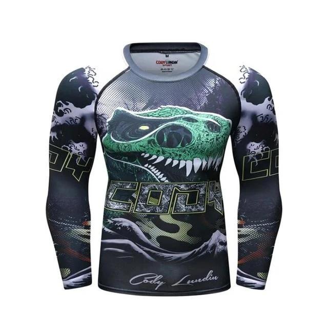 Crocodile Compression Rashguard Shirt