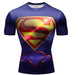 Superman "New 52" Premium Dri-Fit Short Sleeve Rashguard-RashGuardStore