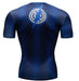 The Flash 'Blue Lantern' Premium Dri-Fit Short Sleeve Rashguard-RashGuardStore