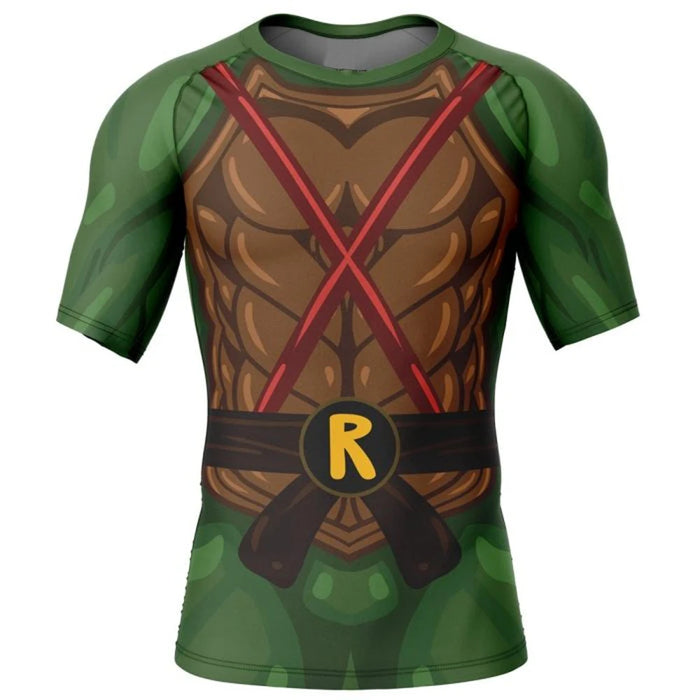 Kids Teenage Mutant Ninja Turtles 'Raph' Short Sleeve Compression Rashguard
