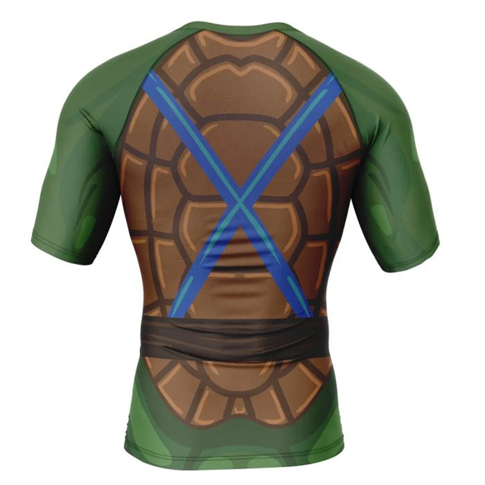 Kids Teenage Mutant Ninja Turtles 'Leo' Short Sleeve Compression Rashguard