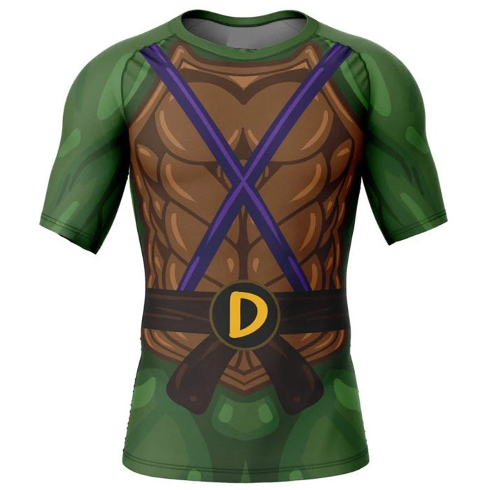 Teenage Mutant Ninja Turtles 'Donnie' Short Sleeve Compression Rashguard