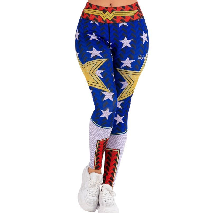 Women's Wonder Woman 'ol Stars and Stripes' Leggings