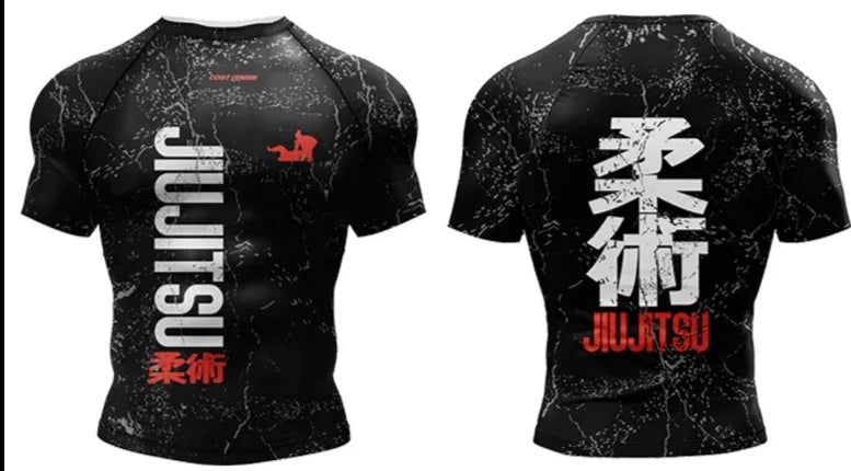 Warrior 'Jiu Jitsu' Elite Short Sleeve Compression Rashguard