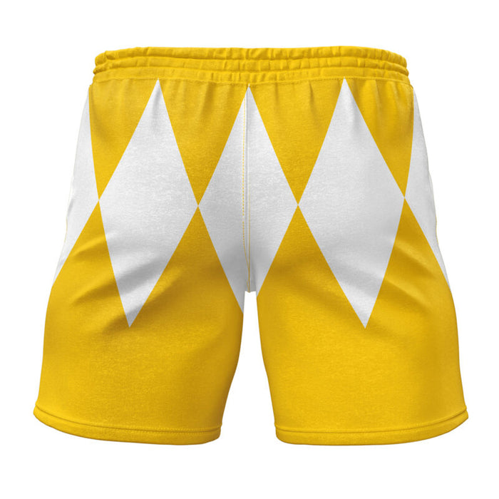 Kids Power Rangers 'Yellow Ranger' Gym Shorts