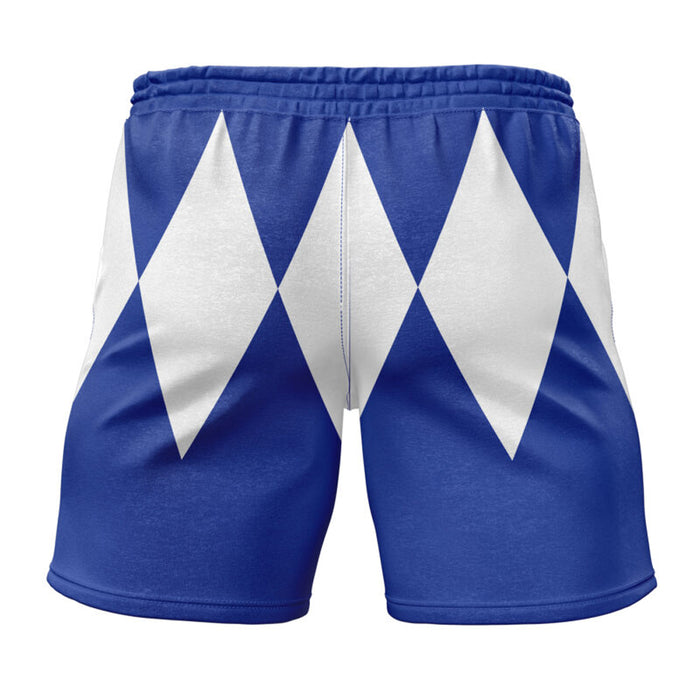 Kids Power Rangers 'Blue Ranger' Gym Shorts