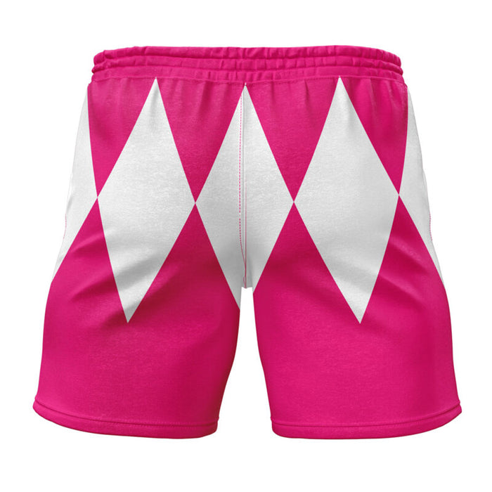 Power Rangers 'Pink Ranger' Gym Shorts