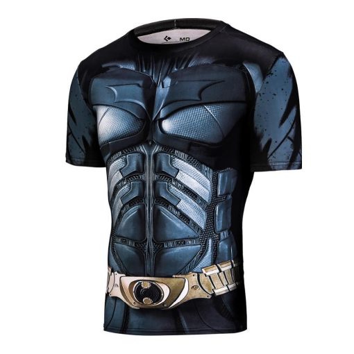 Batman 'Dark Knight' Compression Short Sleeve Rash Guard