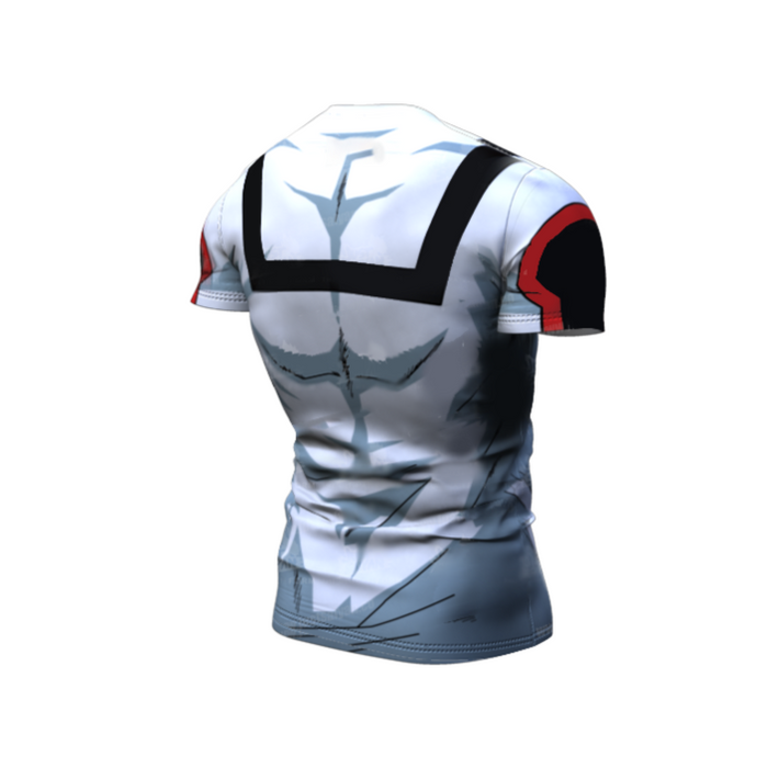 My Hero Academia Compression 'UA Uniform | White' Premium Short Sleeve Rashguard