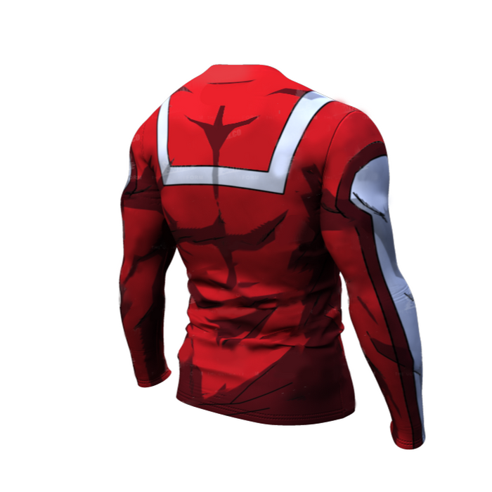 My Hero Academia Compression 'UA Uniform | Red' Premium Long Sleeve Rashguard