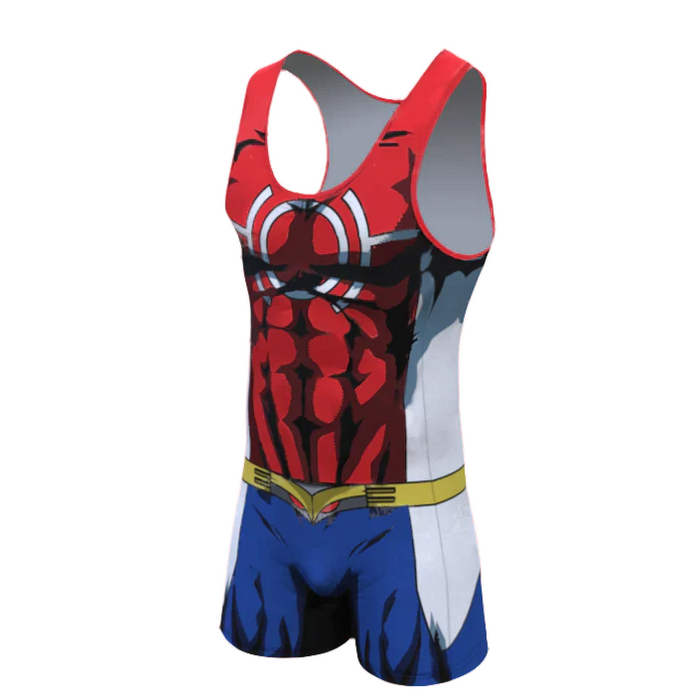 My Hero Academia 'All Might | Silver Age' Men's Powerlifting Singlet