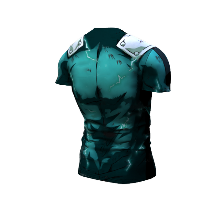 My Hero Academia Compression 'Deku | Full Cowling' Premium Short Sleeve Rashguard