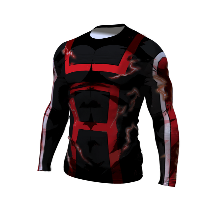 My Hero Academia Compression 'Onyx UA Uniform' Premium Long Sleeve Compression Rashguard