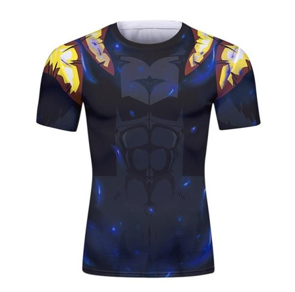 Dragon Ball Z 'Super Saiyan Blue | Onyx Gogeta' Short Sleeve Elite Rashguard