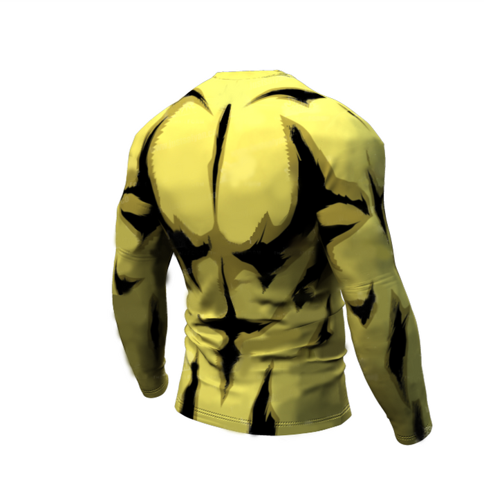 My Hero Academia Compression 'Plus Ultra Yellow' Premium Long Sleeve Rashguard
