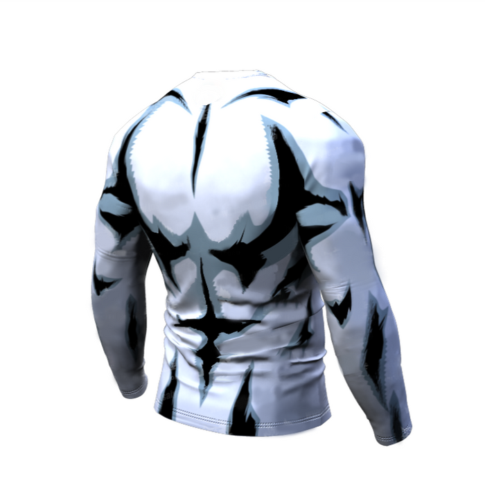 My Hero Academia Compression 'Plus Ultra White' Premium Long Sleeve Rashguard