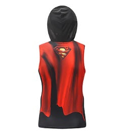 Superman "Dark" Hooded Compression Tank Top