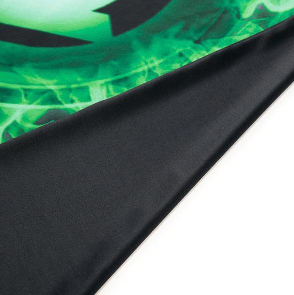 Green Lantern 'Green Flame' Premium Dri-Fit Short Sleeve Rash Guard-RashGuardStore