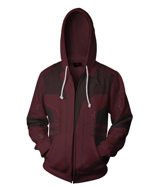 Guardians Of The Galaxy 'Star Lord' Zip Up Hoodie-RashGuardStore