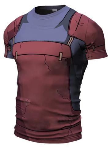Naruto 'Madara' Short Sleeve Compression Rash Guard-RashGuardStore
