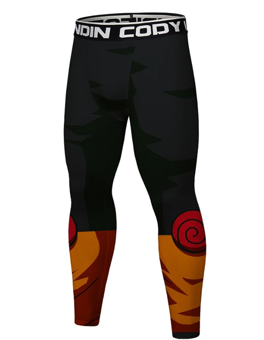 Men's Naruto Elite Leggings Compression Spats