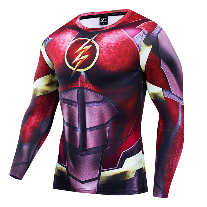 The Flash Compression 'Justice League' Long Sleeve RashGuard
