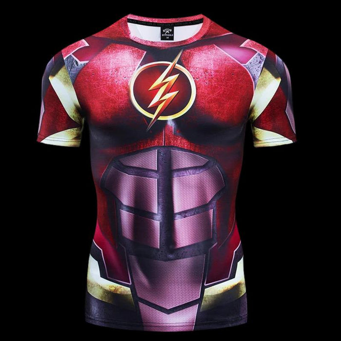 The Flash Compression 'Justice League' Short Sleeve RashGuard
