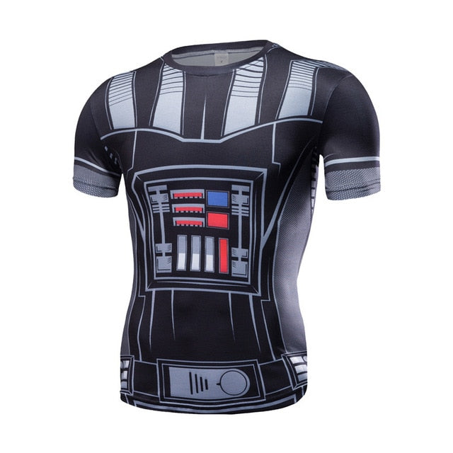 Star Wars Darth Vader Short Sleeve Compression Rashguard