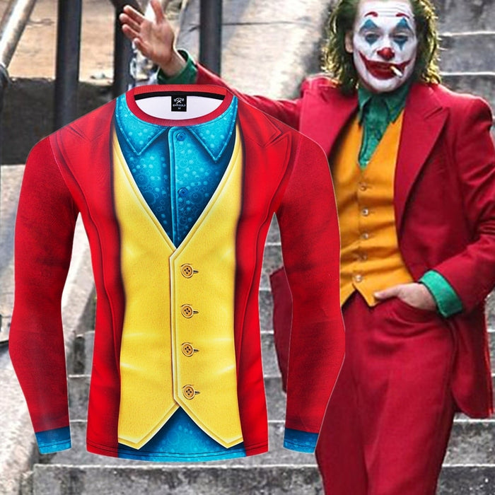 The Joker Compression 'Joaquin Phoenix | Arthur Fleck' Long Sleeve Rashguard