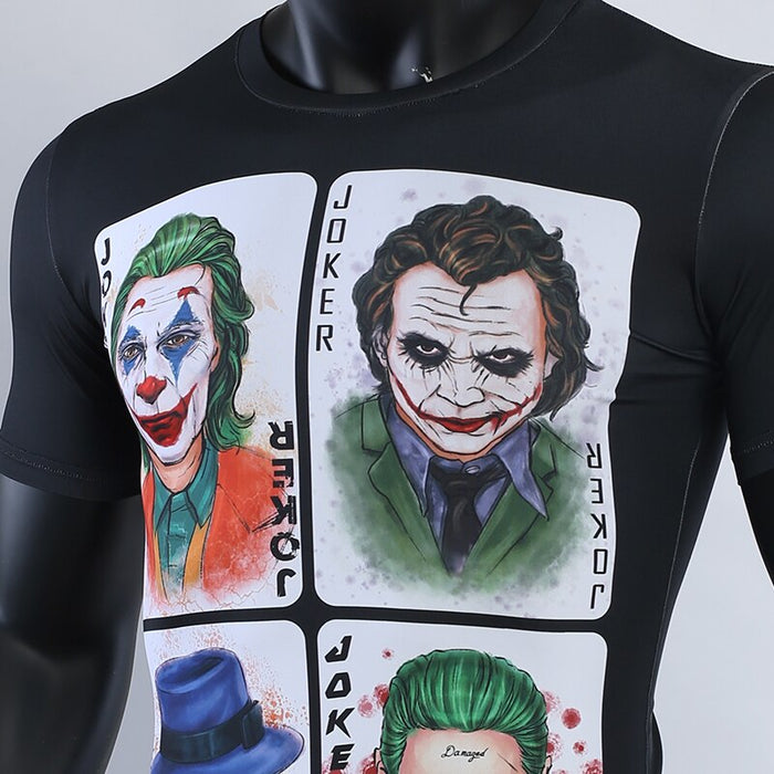 The Joker Compression 'Wildcard' Short Sleeve Rashguard