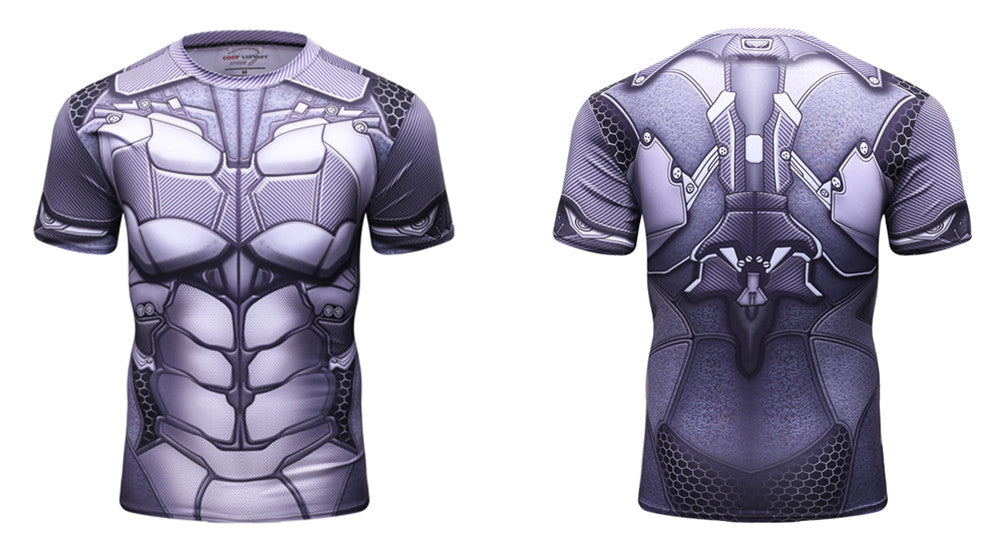 Batman Compression 'Bat-Bot' Elite Short Sleeve Rashguard