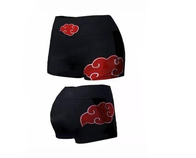 Women's Naruto 'Akatsuki' Yoga Shorts