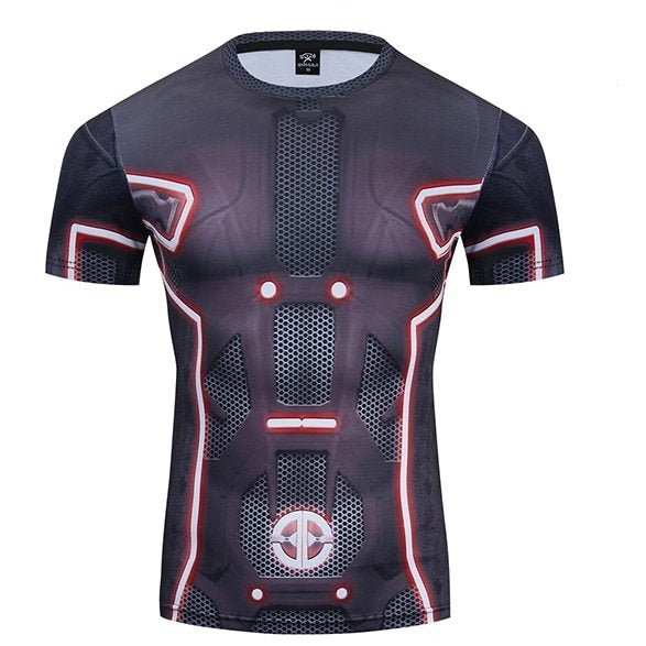 Tron Legacy Compression 'Clu | Finish the Game' Premium Short Sleeve R ...