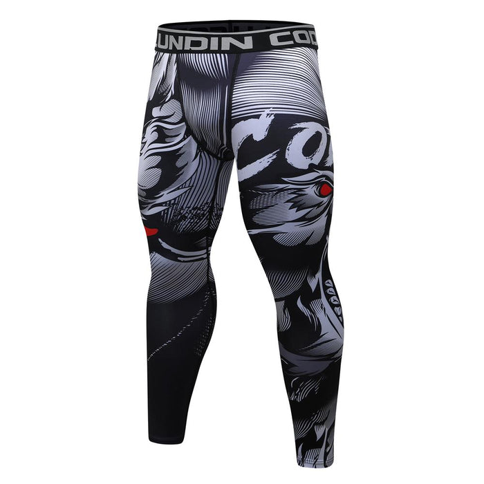 Wolf 'In the Winter Cold' Compression Leggings Spats