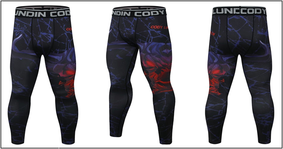 Warrior 'In the Depths' Compression Leggings Spats
