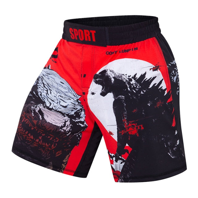 Warrior Series Men's 'Godzilla | King of the Monsters' Elite Fight Shorts