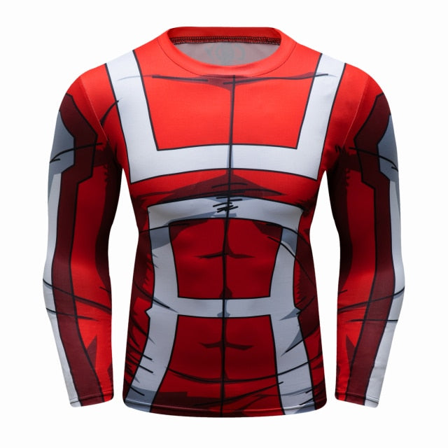 My Hero Academia 'UA Uniform | Red' Elite Long Sleeve Rashguard