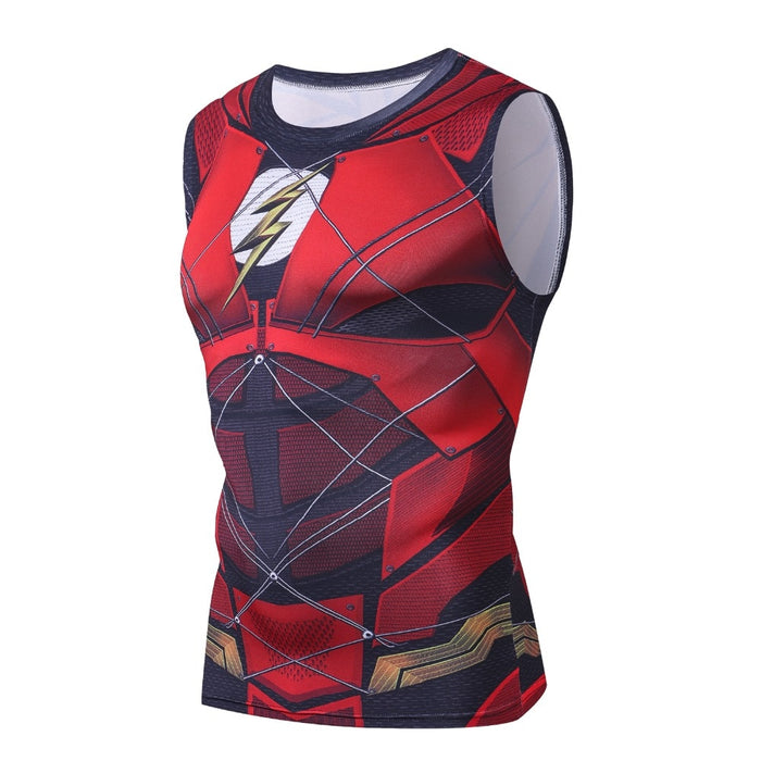 The Flash Compression 'Justice League' Tank Top