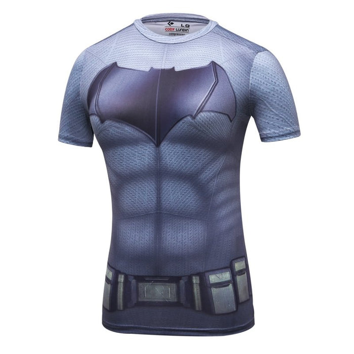 Women's Batman Compression 'Dark Knight' Elite Short Sleeve Rashguard