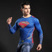 Superman "A Nation Divided" Long Sleeve Compression Rashguard-RashGuardStore