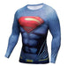 Superman "Last Stand On Krypton" Compression Long Sleeve Rashguard-RashGuardStore