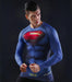 Superman "Man Of Steel" Compression Long Sleeve Rashguard-RashGuardStore