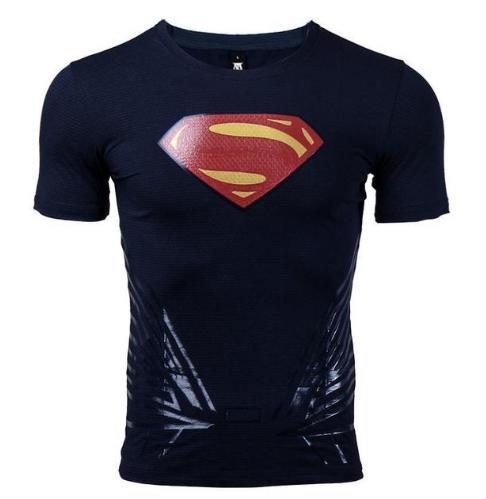 Superman "Man Of Tomorrow" Short Sleeve Compression Rashguard-RashGuardStore