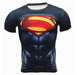 Superman "Metropolis" Compression Short Sleeve Rashguard-RashGuardStore