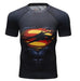 Superman Metropolis "Hero Revealed' Compression Short Sleeve Rashguard-RashGuardStore