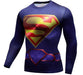 Superman "New 52" Premium Dri-Fit Long Sleeve Rashguard-RashGuardStore