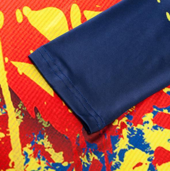 Superman "Paintball" Premium Dri-Fit Long Sleeve Rashguard-RashGuardStore
